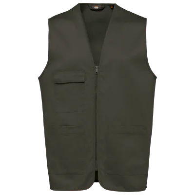 Gilet polycoton multipoches unisexe
