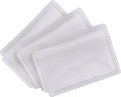 Poches d'identité thermocollantes (1 unité = pack de 50)