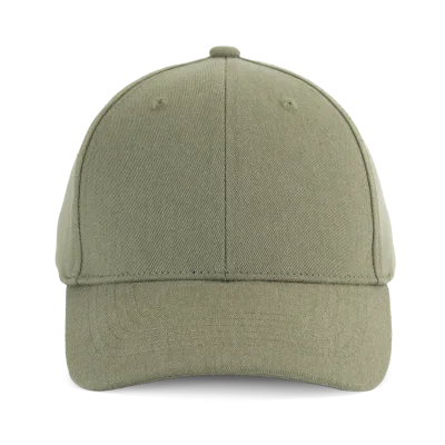 Casquette 6 panneaux en coton recyclé