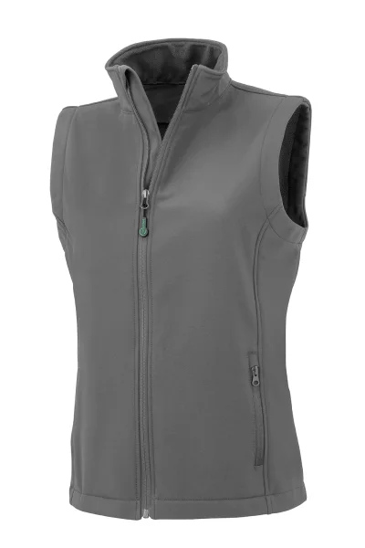 Bodywarmer softshell femme recyclé