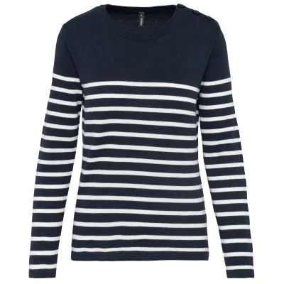 Pull marin femme
