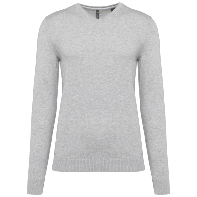 Pull col en V écoresponsable homme