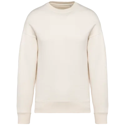 Sweat-shirt écoresponsable à col rond oversize unisexe