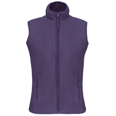 Bodywarmer micropolaire femme