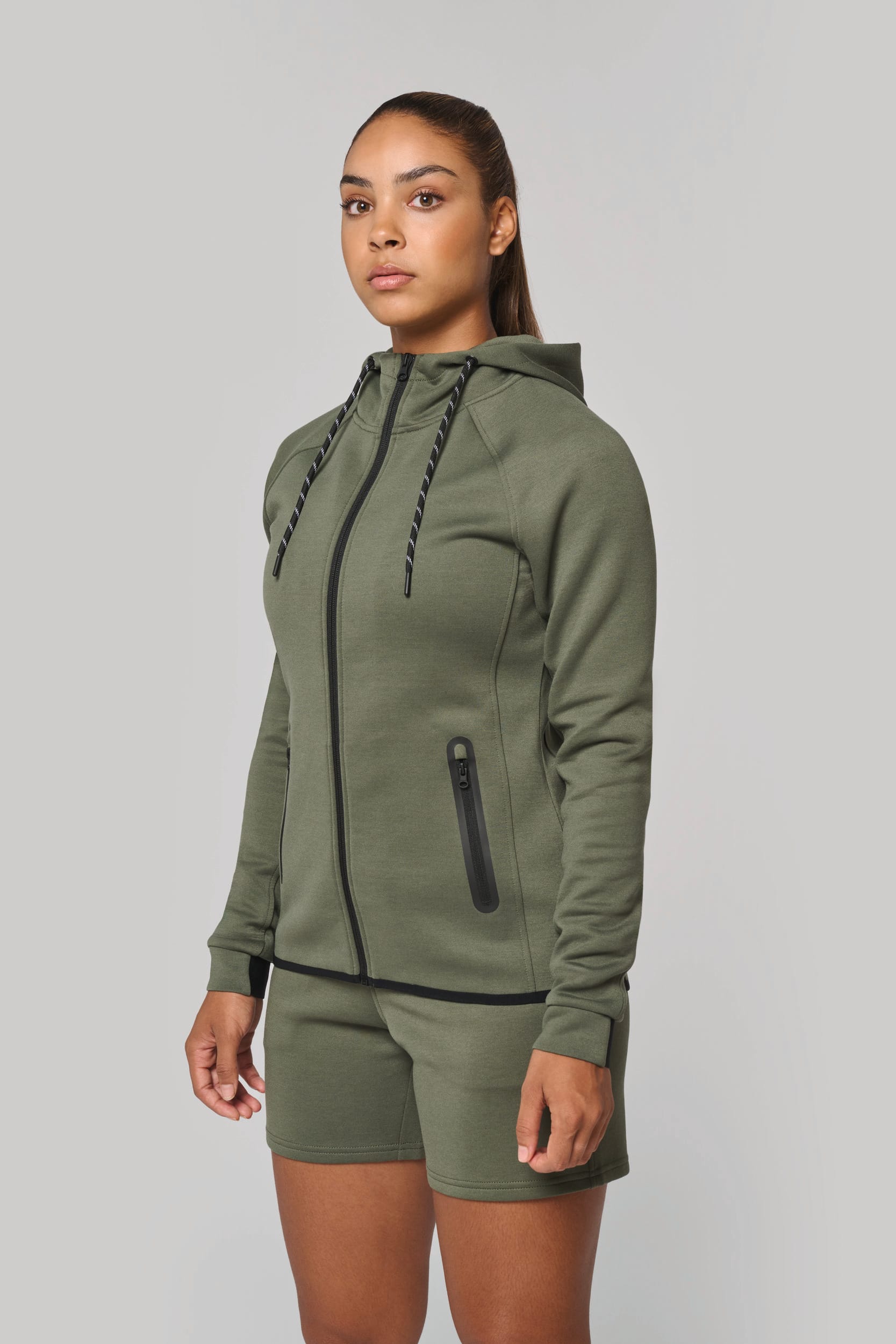 Veste à capuche performance femme