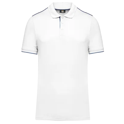 Polo Day To Day contrasté manches courtes homme