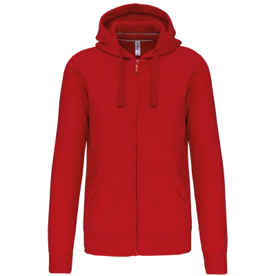 Sweat-shirt zippé capuche homme