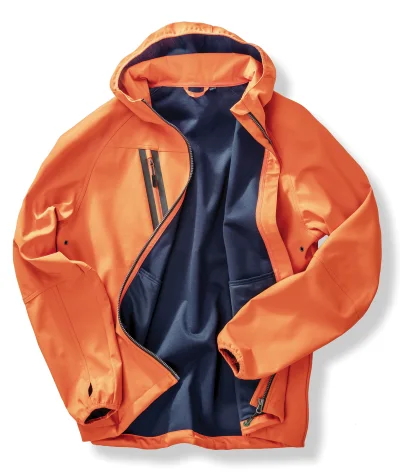 Veste Softshell 3 couches recyclée à capuche unisexe