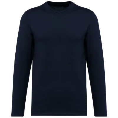 T-shirt Supima® col rond manches longues homme