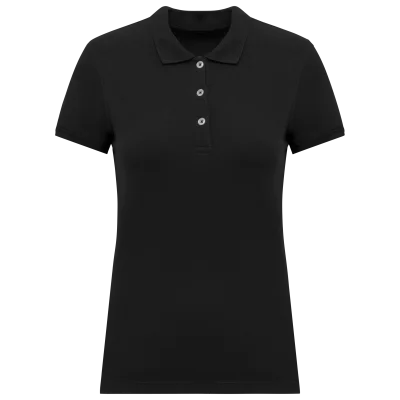 Polo piqué manches courtes femme