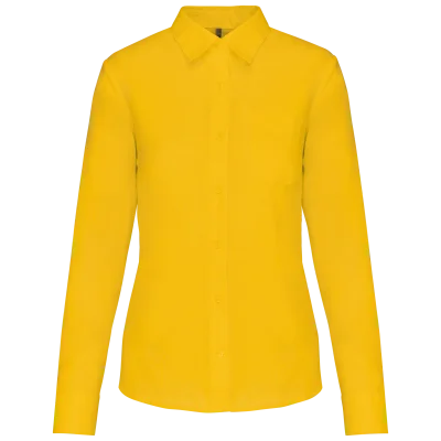 Chemise popeline polycoton entretien facile femme