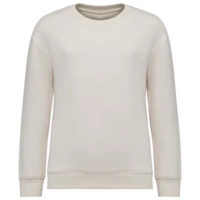 Sweat-shirt écoresponsable à col rond oversize enfant
