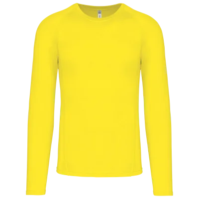 T-shirt double peau sport manches longues unisexe