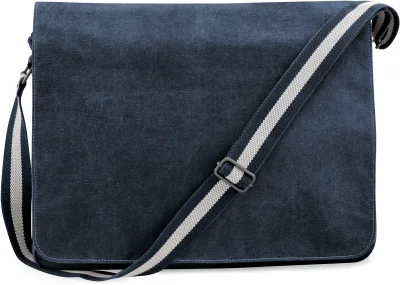 Sac courrier vintage en toile