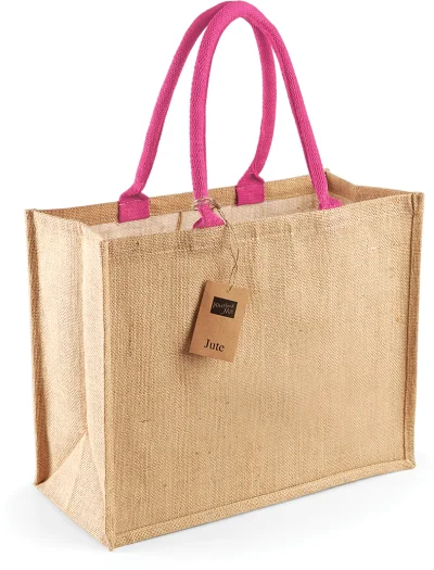 Sac shopping classique en jute