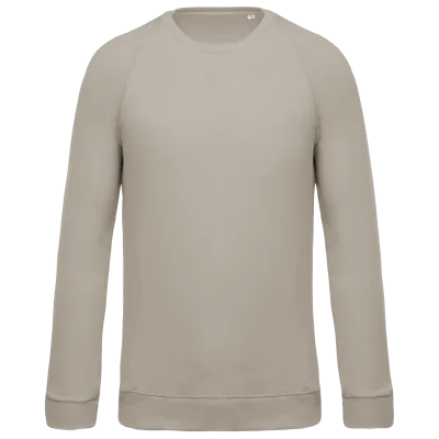 Sweat-shirt Bio col rond manches raglan homme