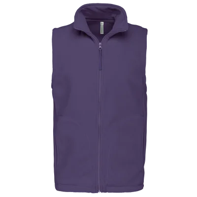 Bodywarmer micropolaire homme