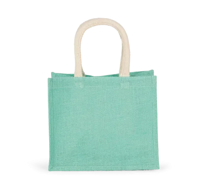Sac style cabas en toile de jute - modèle moyen