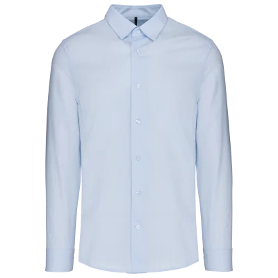 Chemise popeline manches longues homme