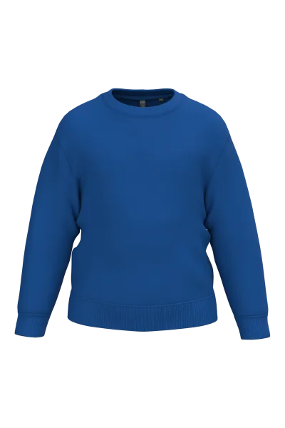 Sweat-shirt recyclé col rond enfant