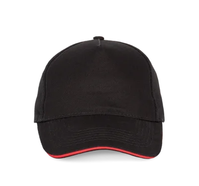 Casquette avec sandwich contrasté - 5 panneaux