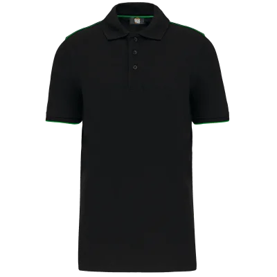 Polo Day To Day contrasté manches courtes homme
