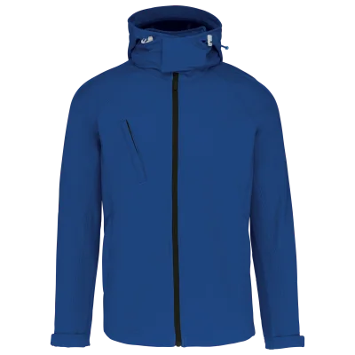 Veste softshell à capuche amovible homme