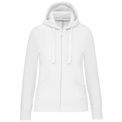 Sweat-shirt zippé capuche femme