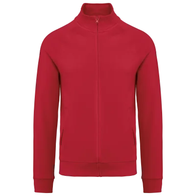 Veste molleton coton manches raglan unisexe