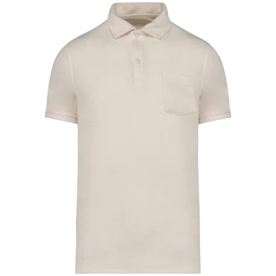 Polo écoresponsable en éponge homme
