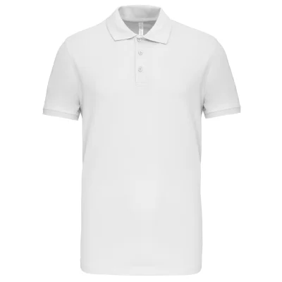Polo piqué manches courtes homme