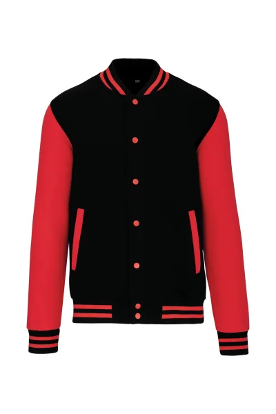 Blouson molleton teddy unisexe