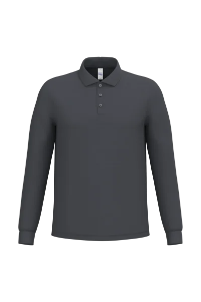 Polo piqué LSL homme
