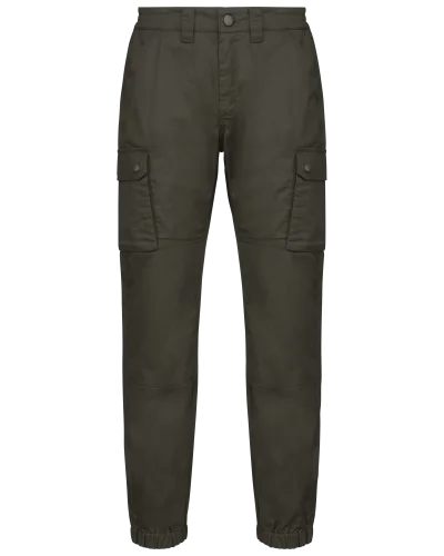 Pantalon cargo unisexe avec bas élastiqué