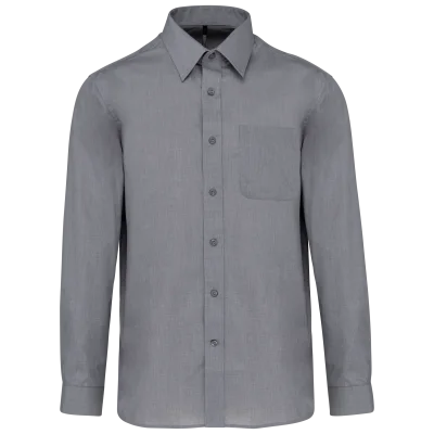 Chemise popeline polycoton entretien facile homme