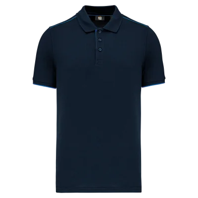 Polo Day To Day contrasté manches courtes homme