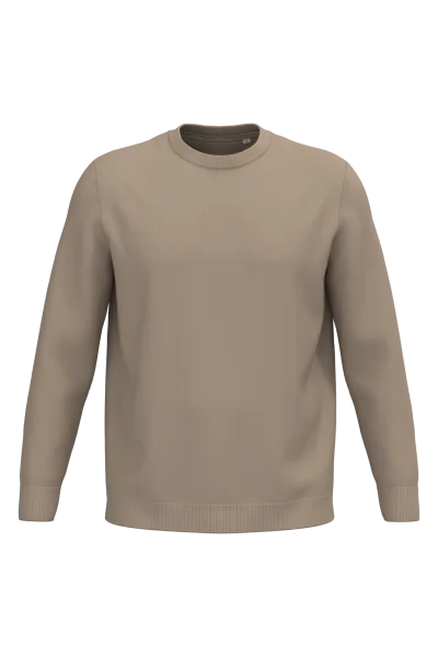 Pull écoresponsable à col rond homme