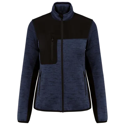 Veste recyclée en polytricot femme