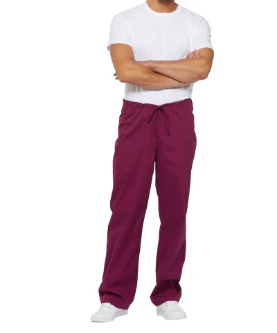 Pantalon à cordon de serrage à taille standard unisexe