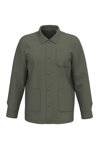 Veste worker écoresponsable délavée unisexe