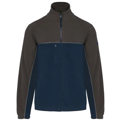 Veste micropolaire bicolore écoresponsable unisexe