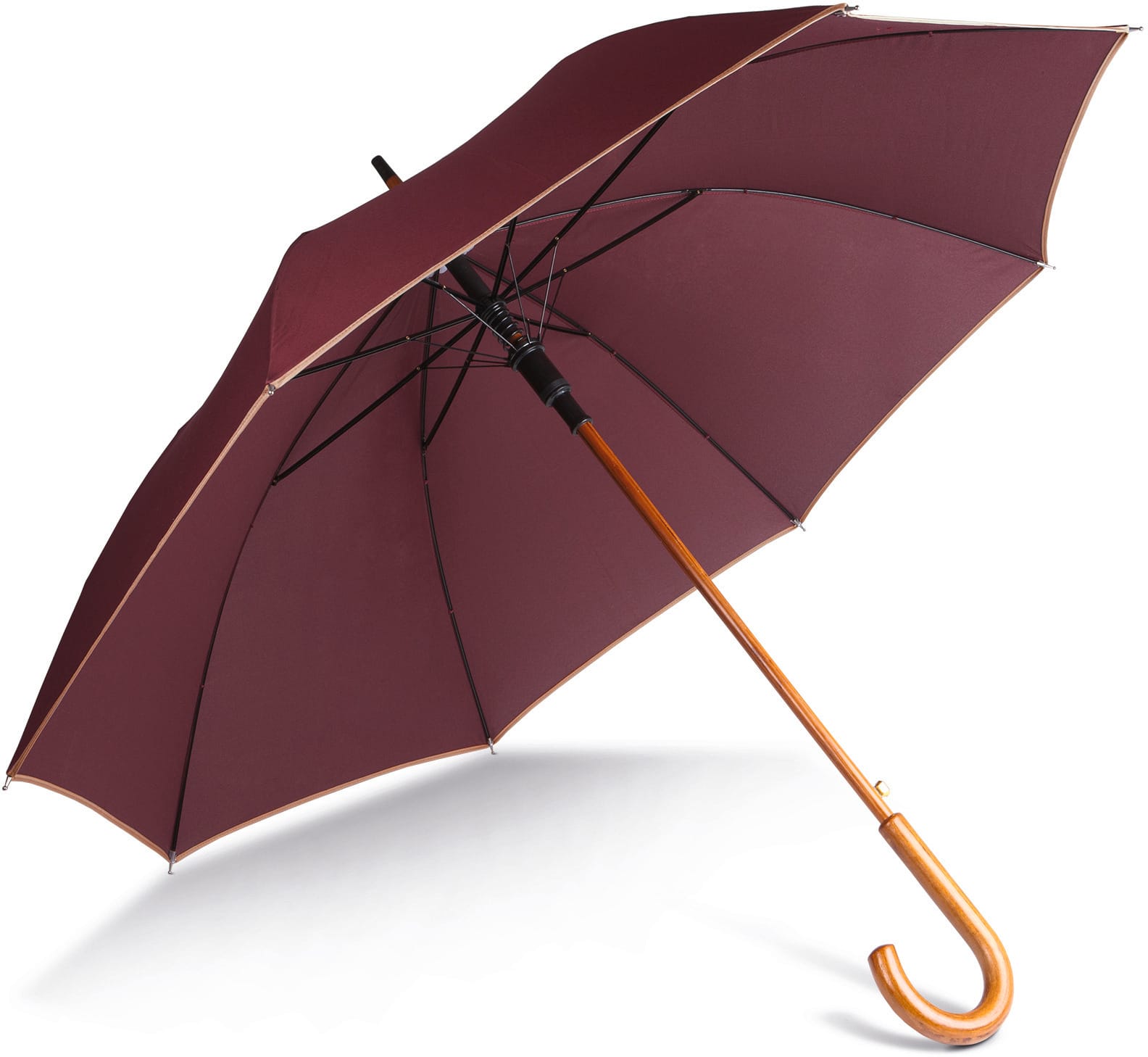Parapluie mât en bois