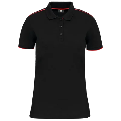 Polo Day To Day contrasté manches courtes femme