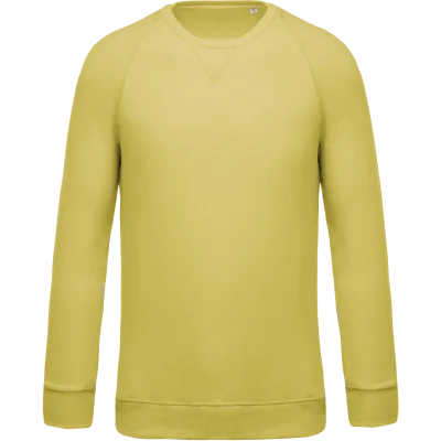 Sweat-shirt Bio col rond manches raglan homme