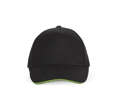Casquette avec sandwich contrasté - 5 panneaux
