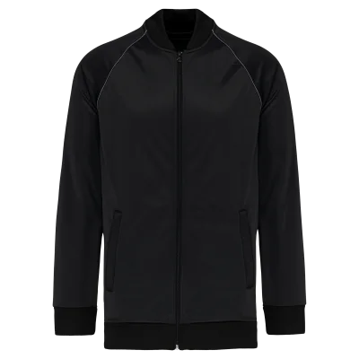 Veste de survêtement zippée avec liseré unisexe