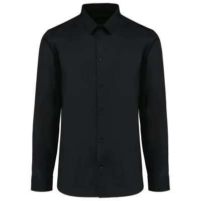 Chemise popeline manches longues homme