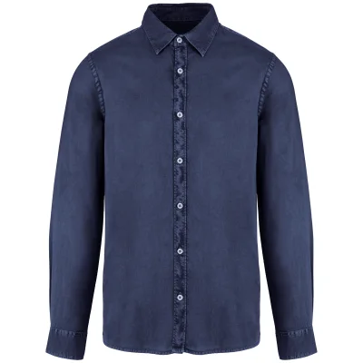 Chemise écoresponsable délavée homme