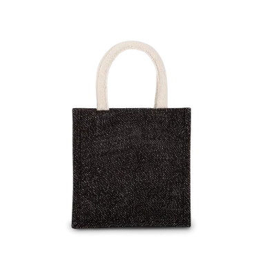 Sac style cabas en toile de jute - petit modèle
