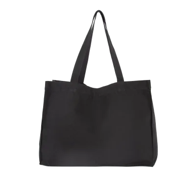 Grand sac shopping en coton recyclé